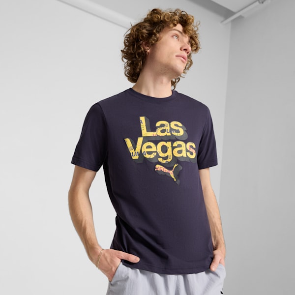 Мужская графическая футболка Las Vegas Pattern Puma, синий
Мужская графическая футболка Las Vegas Pattern Puma, синий