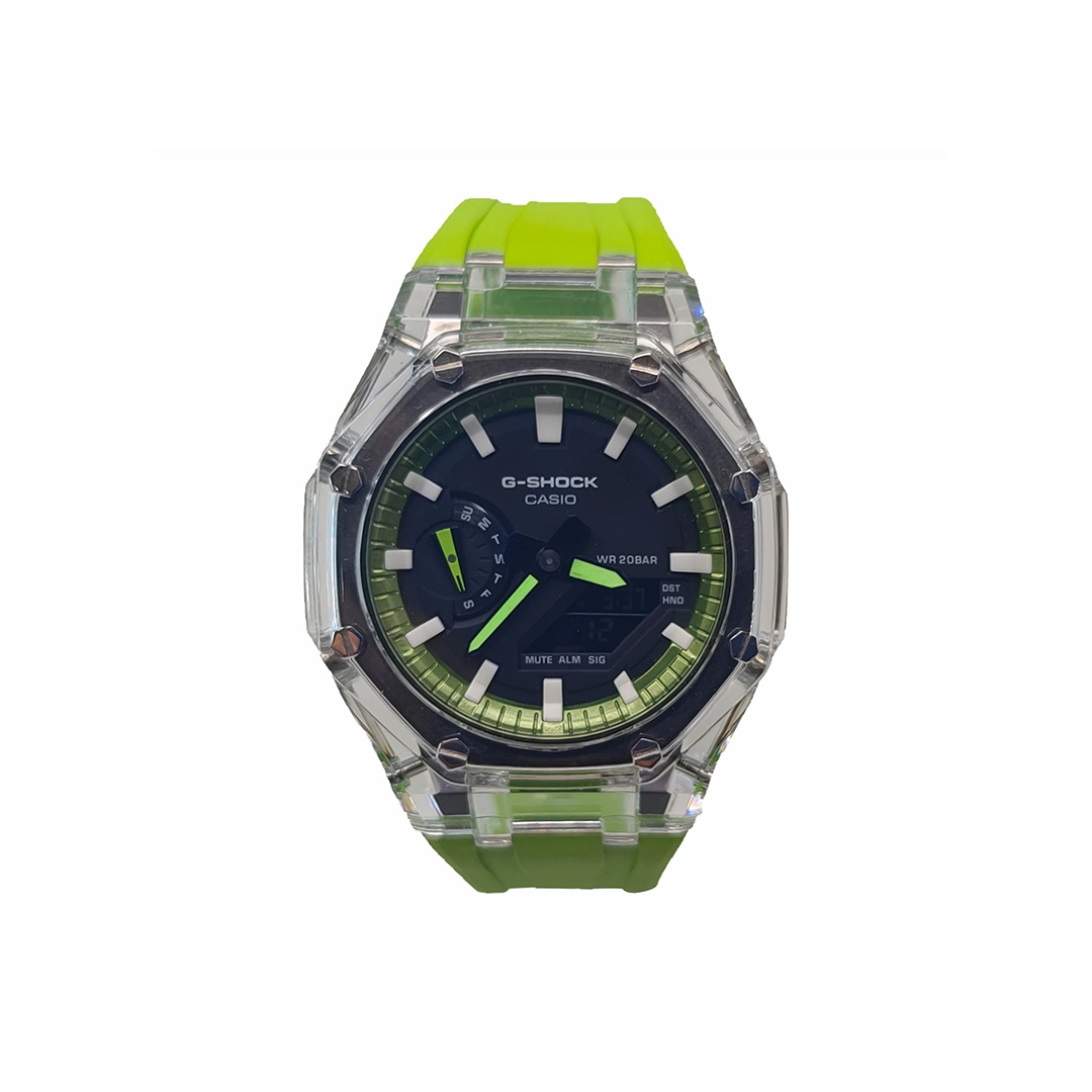 CASIO Часы Men Liquid Crystal/Analog Dual Display Series Black Watch, Glacier Grass Green
CASIO Часы Men Liquid Crystal/Analog Dual Display Series Black Watch, Glacier Grass Green