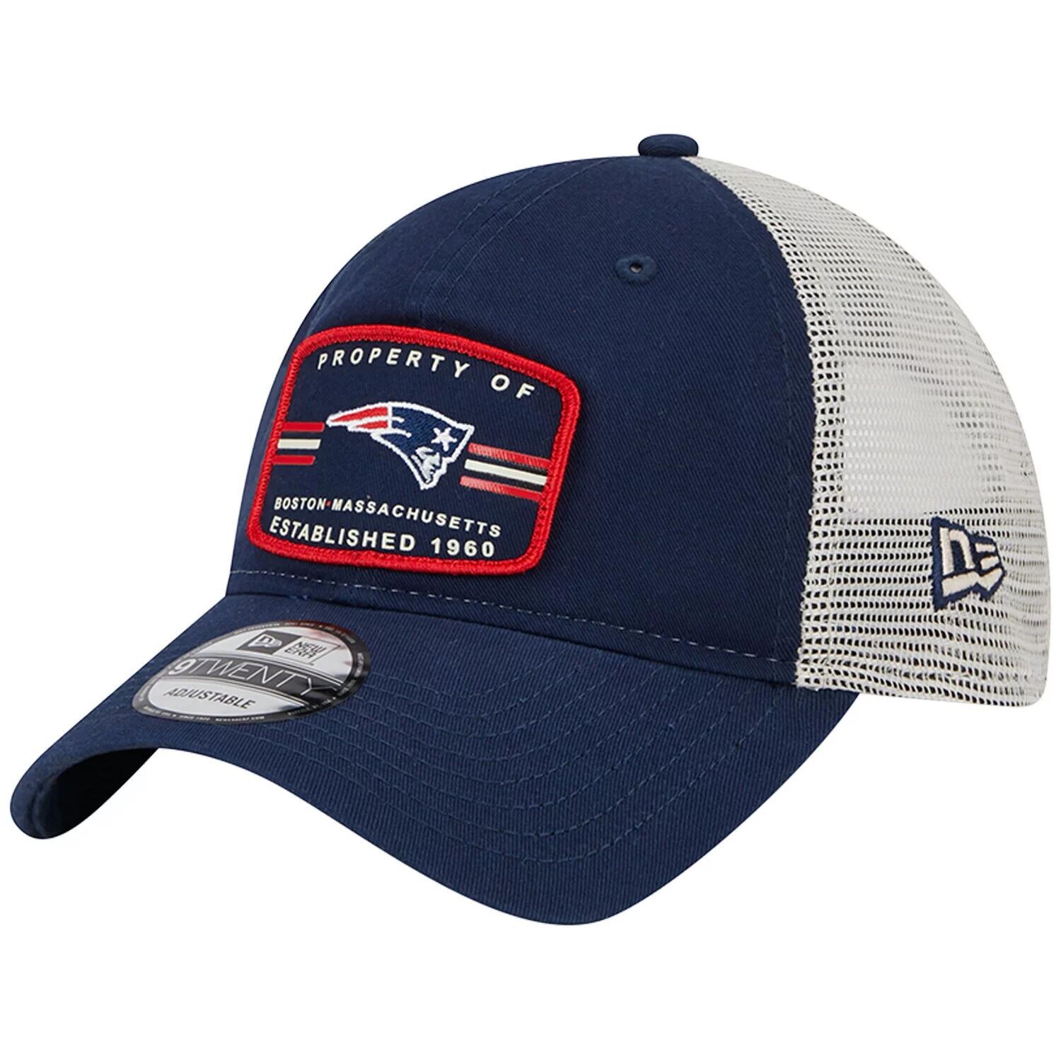 Мужская кепка New Era Navy New England Patriots Property Trucker 9TWENTY Snapback
Мужская кепка New Era Navy New England Patriots Property Trucker 9TWENTY Snapback