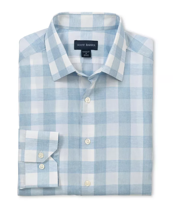 Мужская рубашка Riviera из поплина в клетку Buffalo, цвет Sky Scott Barber, синий
Мужская рубашка Riviera из поплина в клетку Buffalo, цвет Sky Scott Barber, синий