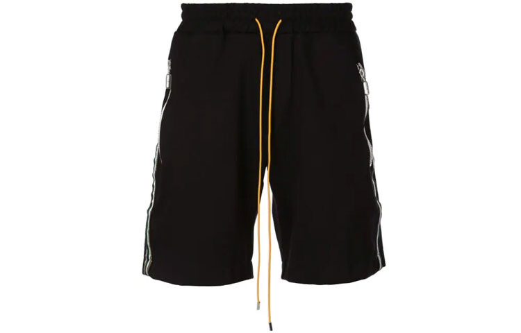 Повседневные шорты мужские черные Rhude, черный 
Повседневные шорты мужские черные Rhude, черный