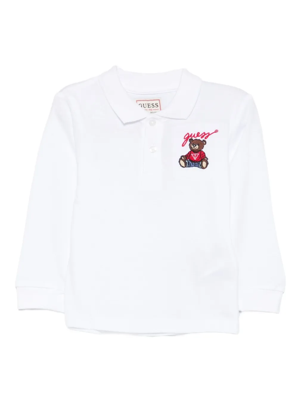 Рубашка поло с длинными рукавами Guess Kids, белый
Рубашка поло с длинными рукавами Guess Kids, белый