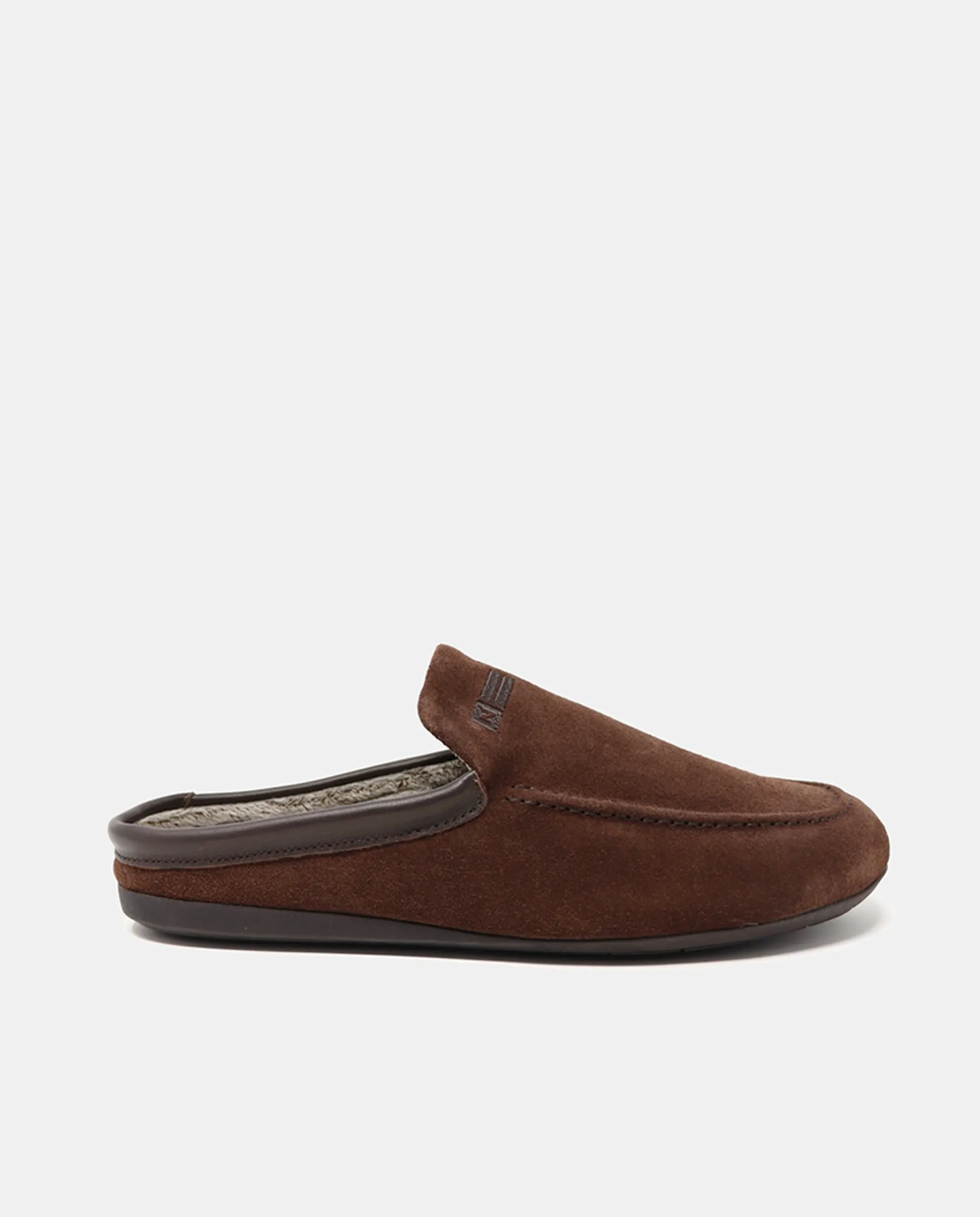 Мужские домашние тапочки без задника голубого цвета Nordikas, коричневый
Мужские домашние тапочки без задника голубого цвета Nordikas, коричневый