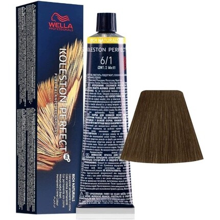Краска для волос Koleston Perfect Perfect Стойкая краска для волос Me+ Rich Naturals 6/1 Темно-пепельный блондин 60 мл, Wella
Краска для волос Koleston Perfect Perfect Стойкая краска для волос Me+ Rich Naturals 6/1 Темно-пепельный блондин 60 мл, Wella