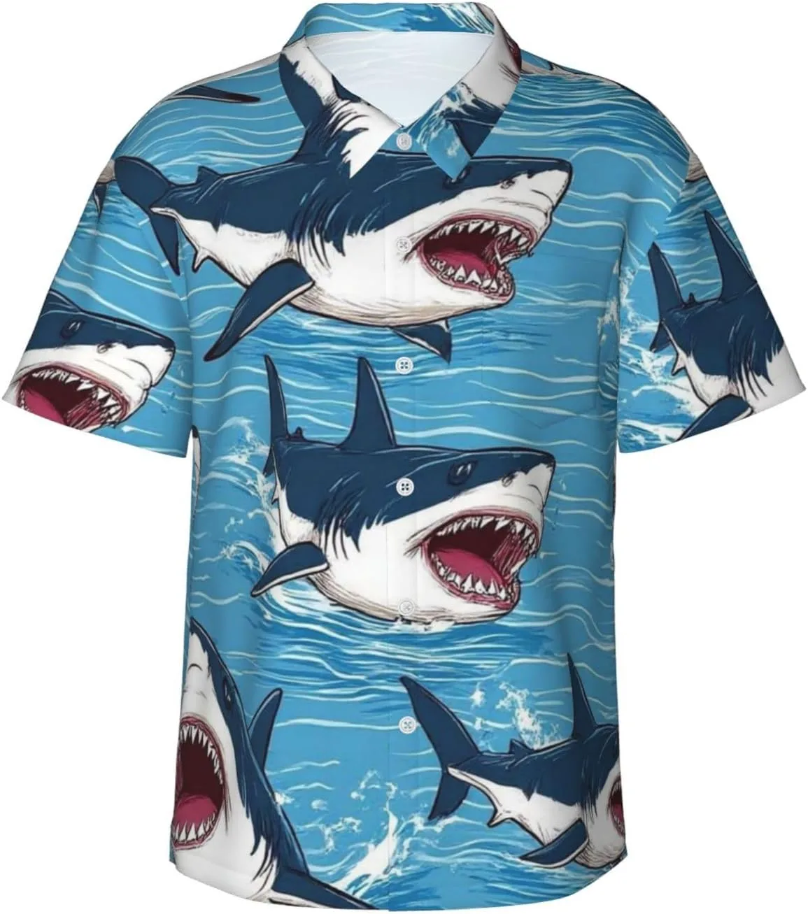 Гавайская рубашка для мужчин с коротким рукавом и карманом WOEZKEX
Гавайская рубашка для мужчин с коротким рукавом и карманом WOEZKEX