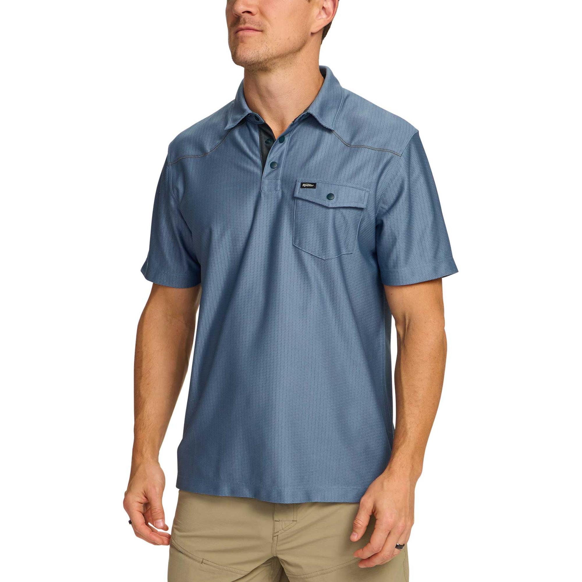 Мужская рубашка поло Ranchero Poly-Tech SS Howler Brothers, Mirage Blue
Мужская рубашка поло Ranchero Poly-Tech SS Howler Brothers, Mirage Blue