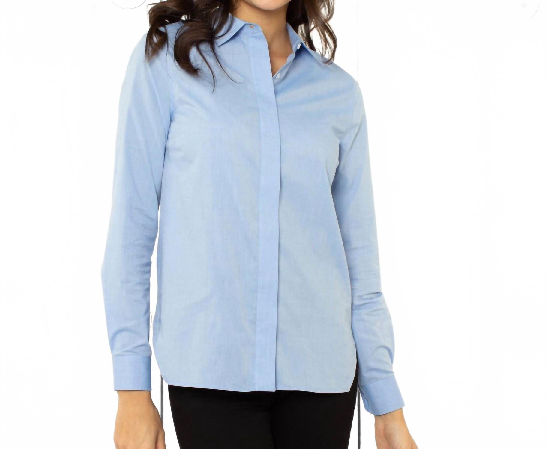 Трапециевидная рубашка в цвете «маленький мальчик» синего цвета Thirteen Seven
Трапециевидная рубашка в цвете «маленький мальчик» синего цвета Thirteen Seven