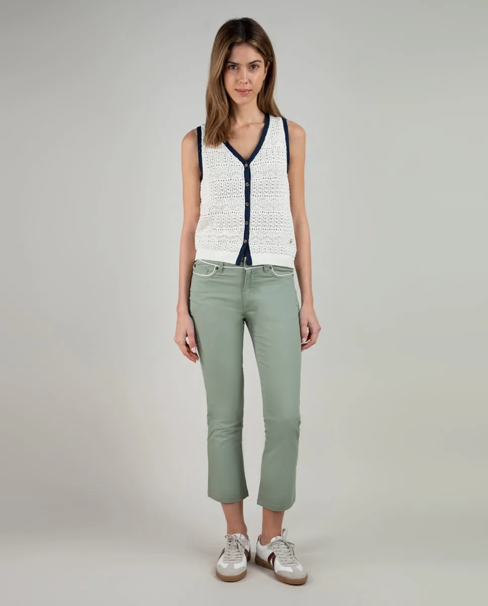 Женские 5-карманные простые брюки El Ganso, зеленый
Женские 5-карманные простые брюки El Ganso, зеленый