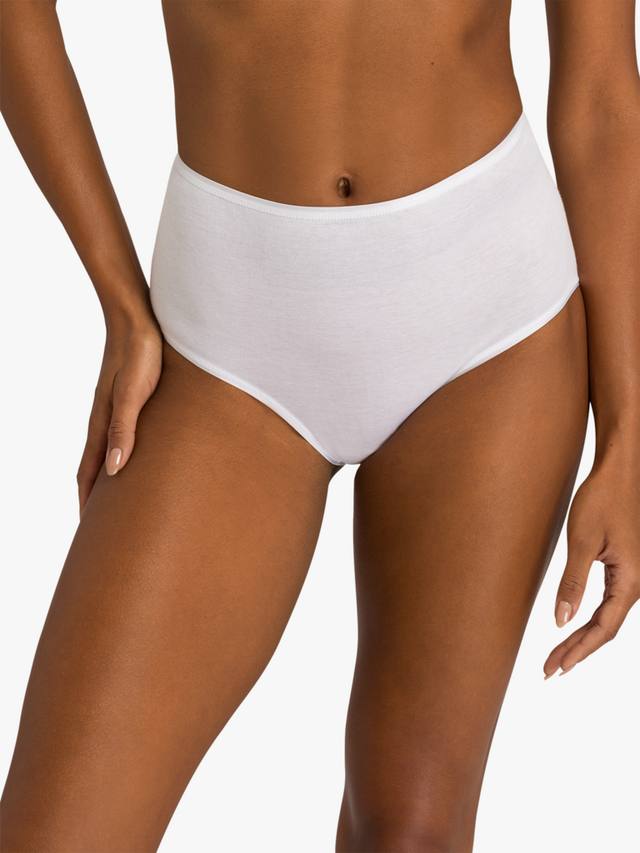 Хлопковые бесшовные макси-трусы Hanro, White
Хлопковые бесшовные макси-трусы Hanro, White