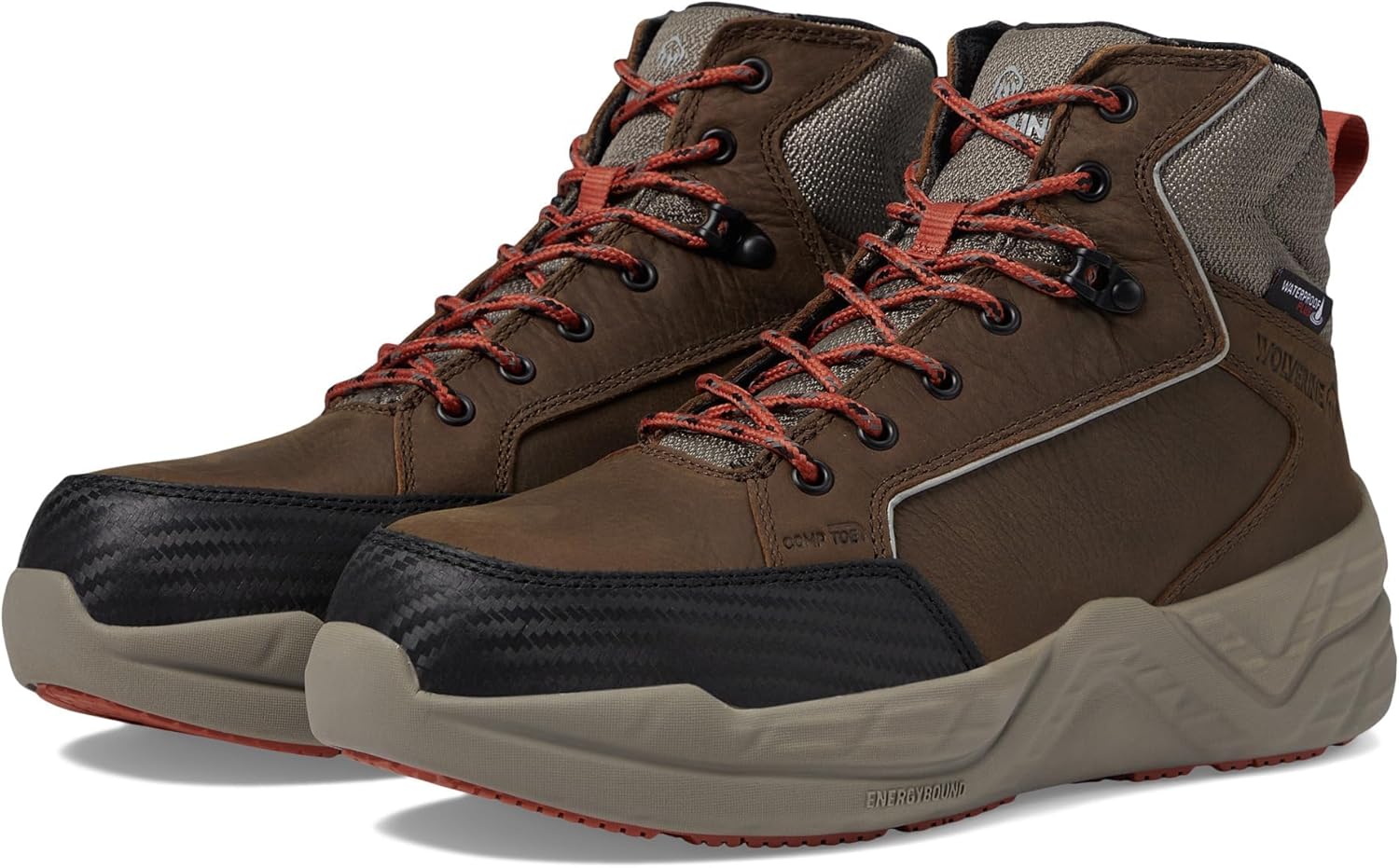 Мужские промышленные ботинки WOLVERINE Proshift Lx 6 с водонепроницаемым композитным носком, Sudan Brown
Мужские промышленные ботинки WOLVERINE Proshift Lx 6 с водонепроницаемым композитным носком, Sudan Brown