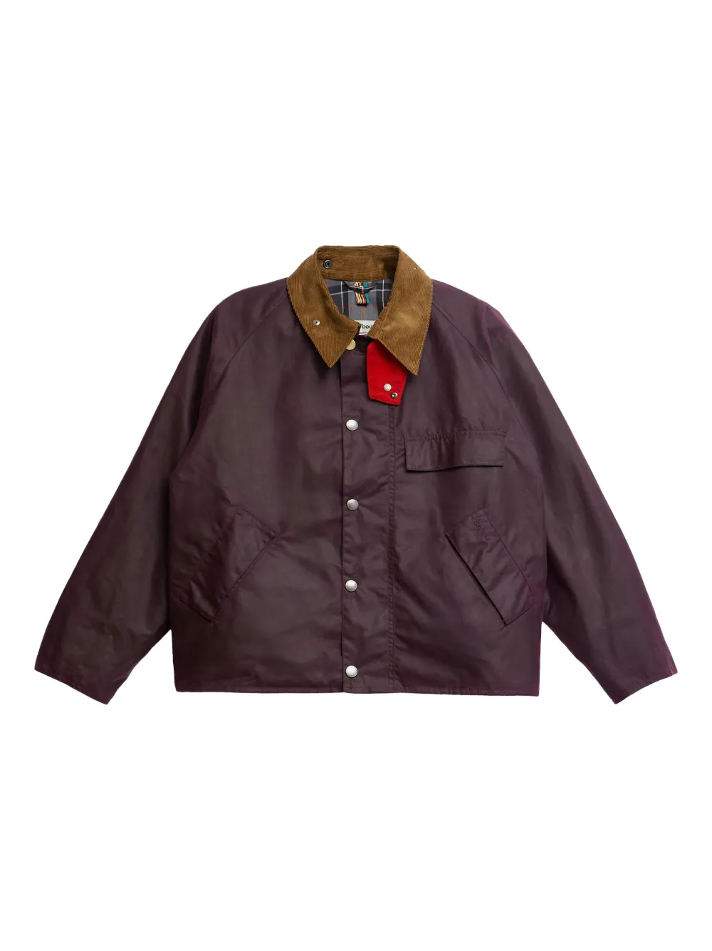 Куртка Paul Smith с вельветовым воротником Barbour, фиолетовый
Куртка Paul Smith с вельветовым воротником Barbour, фиолетовый