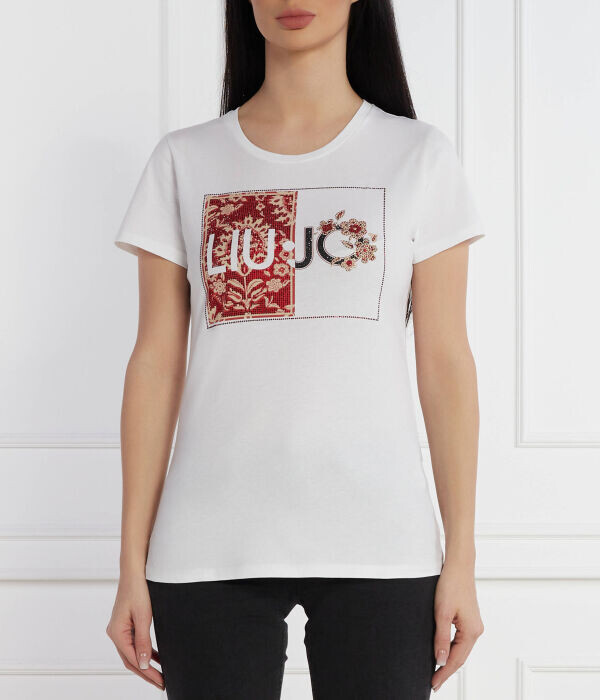 Футболка женская Liu Jo хлопковая с принтом, белый
Футболка женская Liu Jo хлопковая с принтом, белый