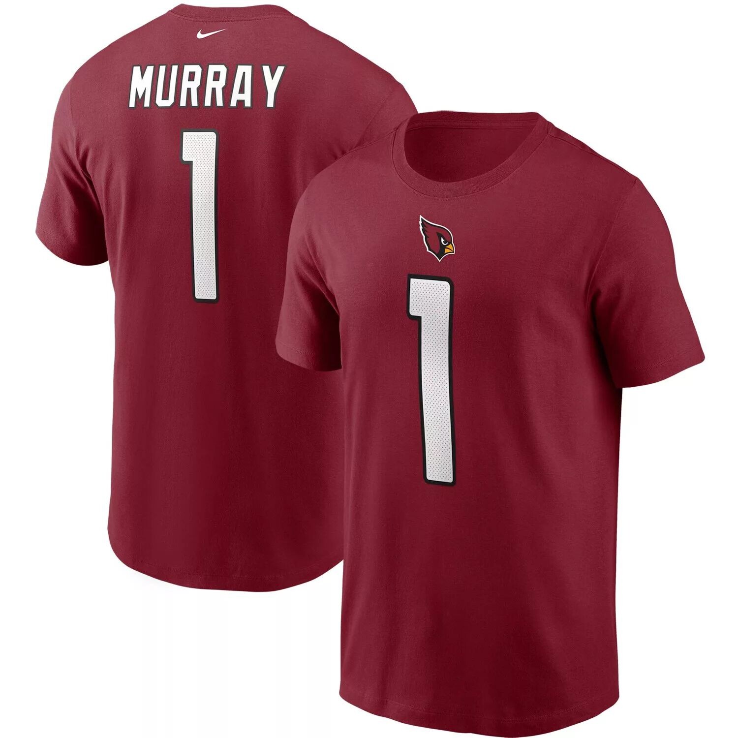 Мужская футболка Kyler Murray Cardinal Arizona Cardinals с именем и номером Nike
Мужская футболка Kyler Murray Cardinal Arizona Cardinals с именем и номером Nike