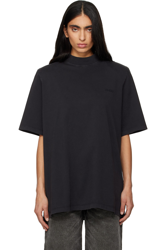 The Attico Черная футболка с подплечниками
The Attico Черная футболка с подплечниками