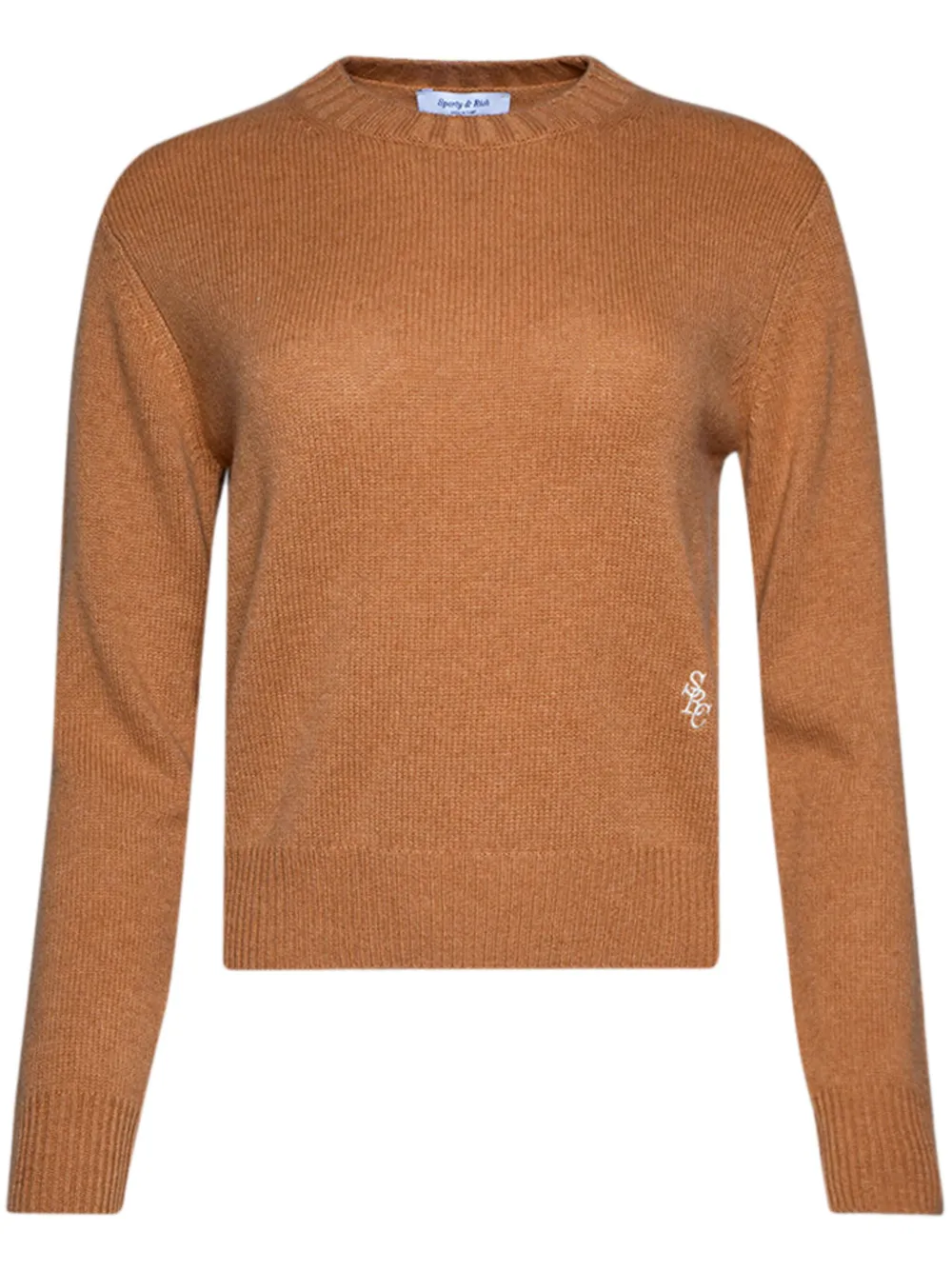 Джемпер из смесового кашемира Sporty & Rich, коричневый
Джемпер из смесового кашемира Sporty & Rich, коричневый