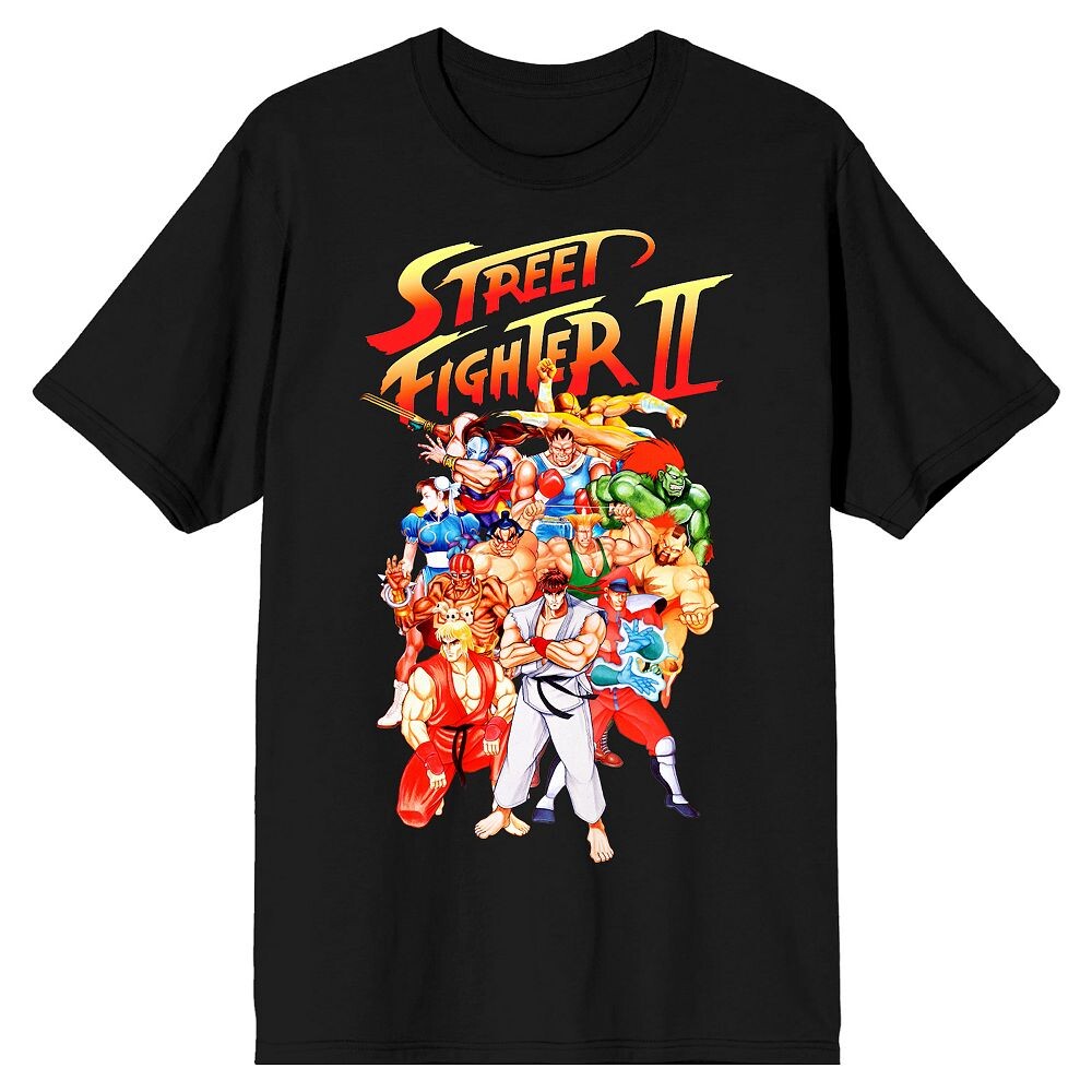 Мужская футболка Street Fighter с персонажами группы Licensed Character, черный
Мужская футболка Street Fighter с персонажами группы Licensed Character, черный