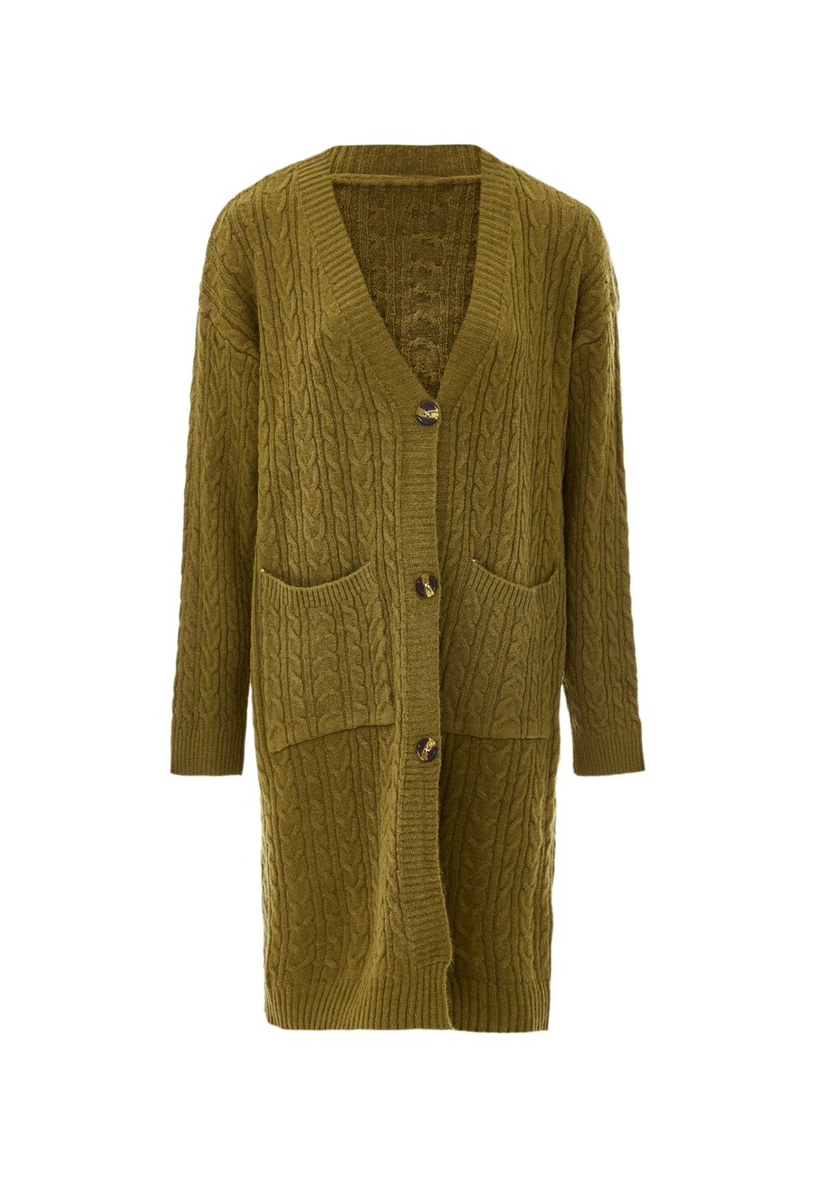 Вязаный кардиган CAILYN, оливковый
Вязаный кардиган CAILYN, оливковый