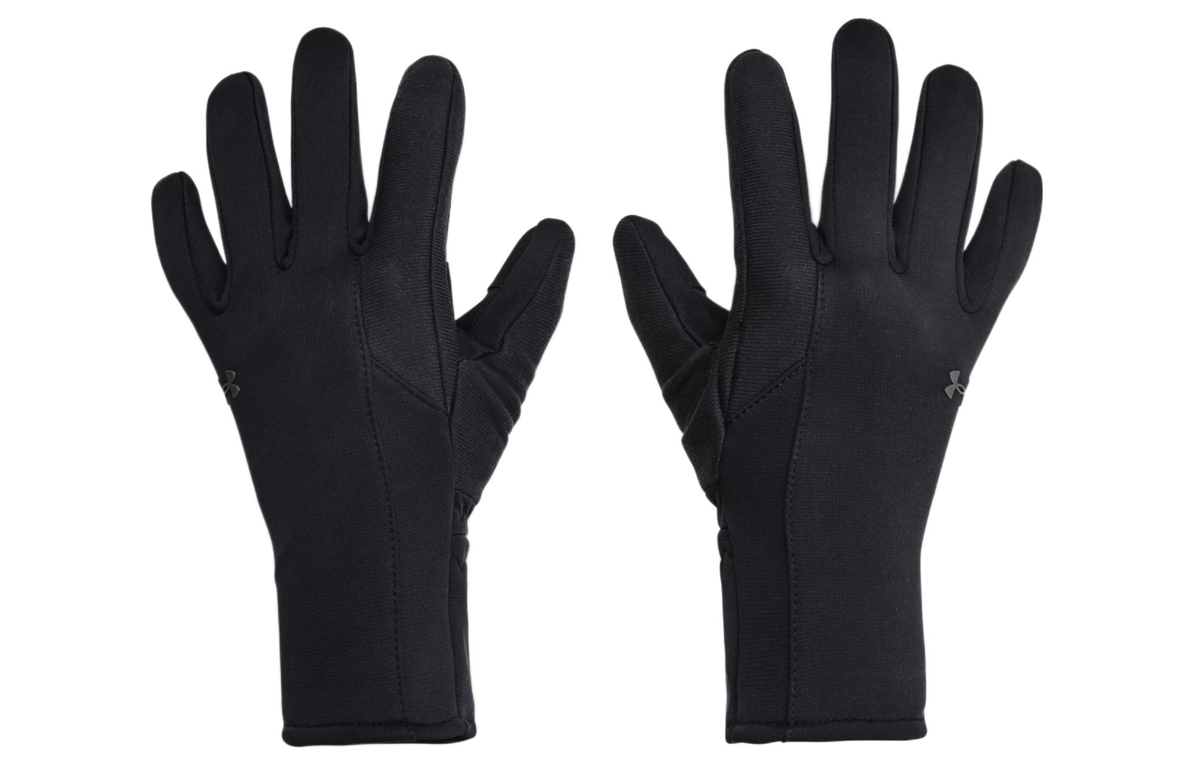Женские спортивные перчатки черные Under Armour 
Женские спортивные перчатки черные Under Armour