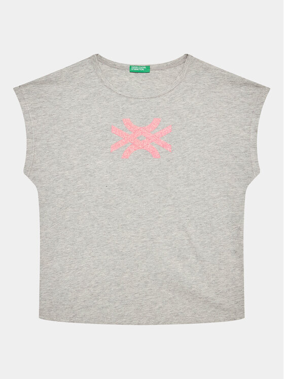 Футболка стандартного кроя United Colors Of Benetton, серый
Футболка стандартного кроя United Colors Of Benetton, серый