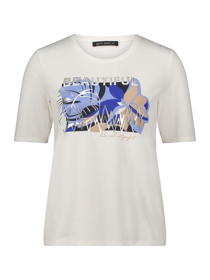 Betty Barclay Простая футболка с вставками кремового/синего цвета, Синий, Betty Barclay Простая футболка с вставками кремового/синего цвета
Betty Barclay Простая футболка с вставками кремового/синего цвета, Синий, Betty Barclay Простая футболка с вставками кремового/синего цвета
