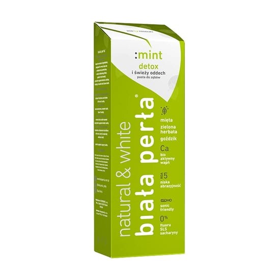 Зубная паста White Pearl Натуральная мята 75мл, Biała Perła
Зубная паста White Pearl Натуральная мята 75мл, Biała Perła