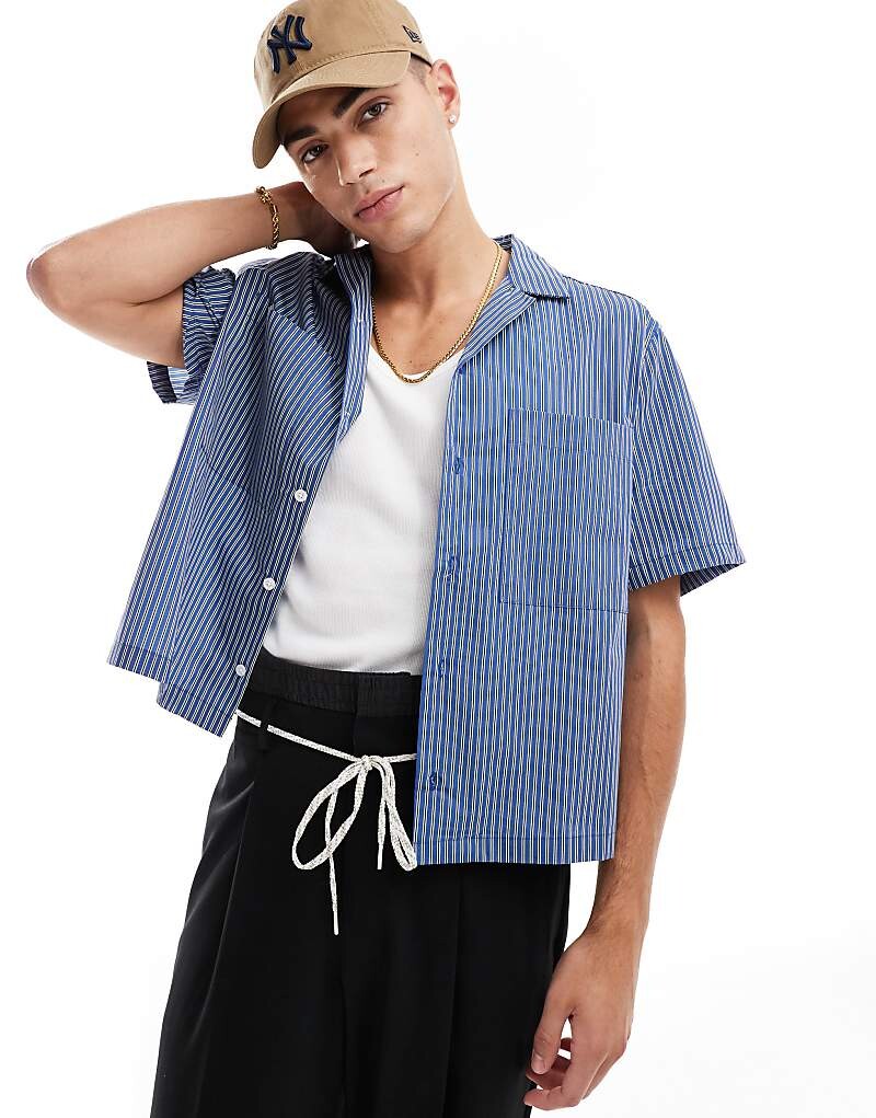 ASOS DESIGN – свободная рубашка в синюю полоску свободного кроя с передними карманами
ASOS DESIGN – свободная рубашка в синюю полоску свободного кроя с передними карманами