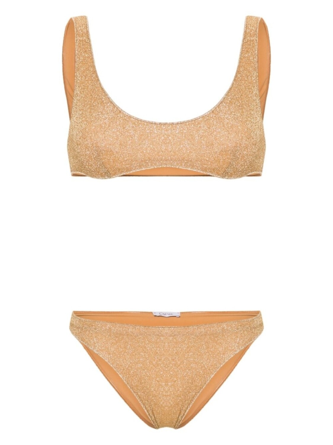 Oséree спортивное бикини с люрексом Lumière, золотистый
Oséree спортивное бикини с люрексом Lumière, золотистый