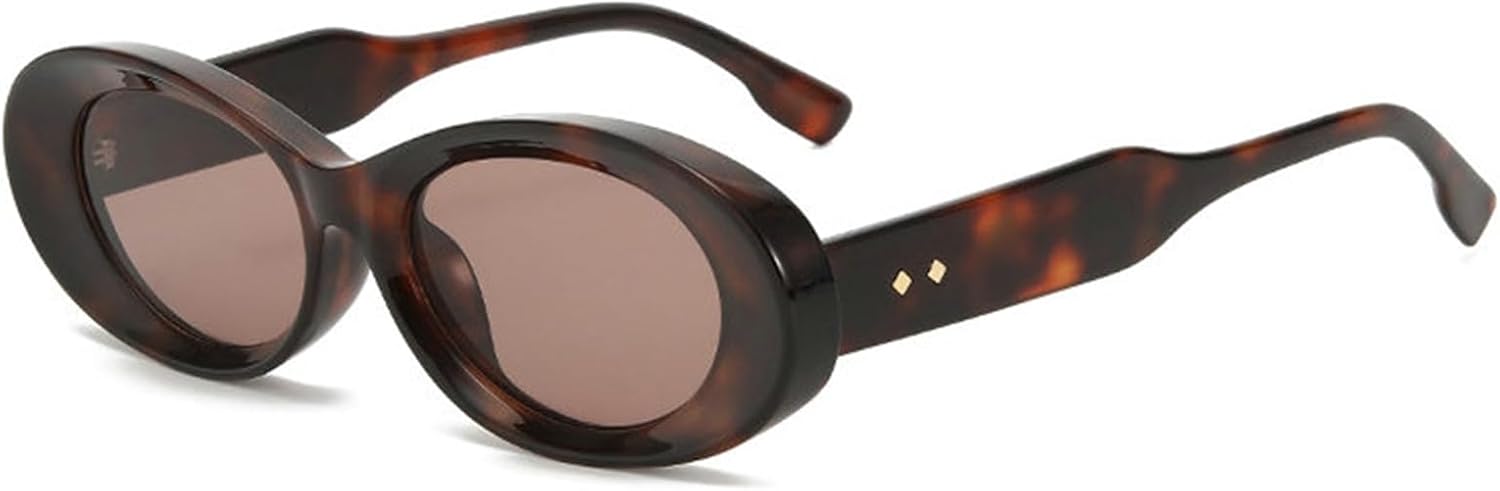 Willochra Женские модные солнцезащитные очки в маленькой оправе овальной формы с защитой от УФ-излучения UV400, ретро-стиль, заклепки, трендовые мужские солнцезащитные очки для активного отдыха, черные, C5
Willochra Женские модные солнцезащитные очки в маленькой оправе овальной формы с защитой от УФ-излучения UV400, ретро-стиль, заклепки, трендовые мужские солнцезащитные очки для активного отдыха, черные, C5