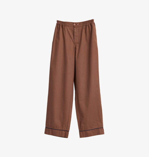 Пижамные брюки из хлопка с контрастной окантовкой Hay, цвет milk chocolate
Пижамные брюки из хлопка с контрастной окантовкой Hay, цвет milk chocolate