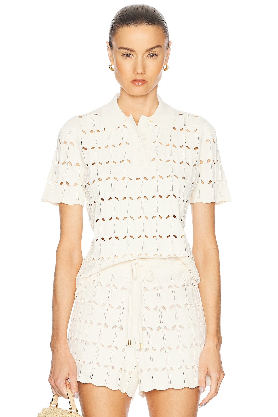 Пуловер с ажурной вязкой Rhiannon Zimmermann, Cream
Пуловер с ажурной вязкой Rhiannon Zimmermann, Cream