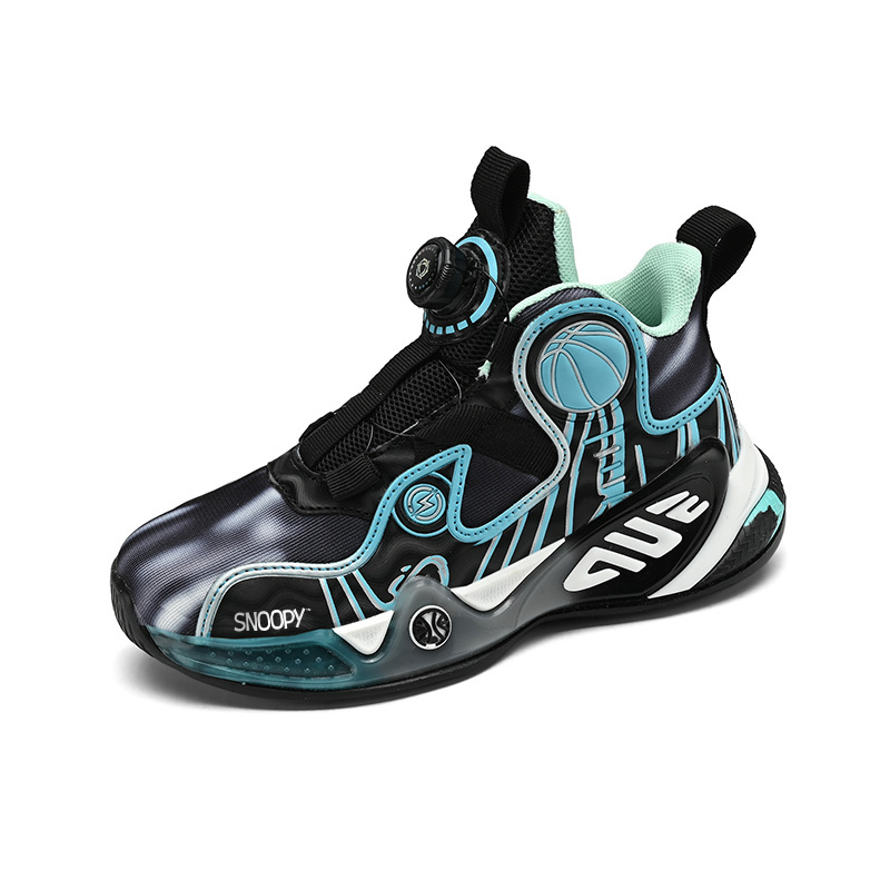 Баскетбольные кроссовки с высоким верхом, противоскользящие, амортизирующие, износостойкие, дышащие, детские SNOOPY, черный/синий
Баскетбольные кроссовки с высоким верхом, противоскользящие, амортизирующие, износостойкие, дышащие, детские SNOOPY, черный/синий