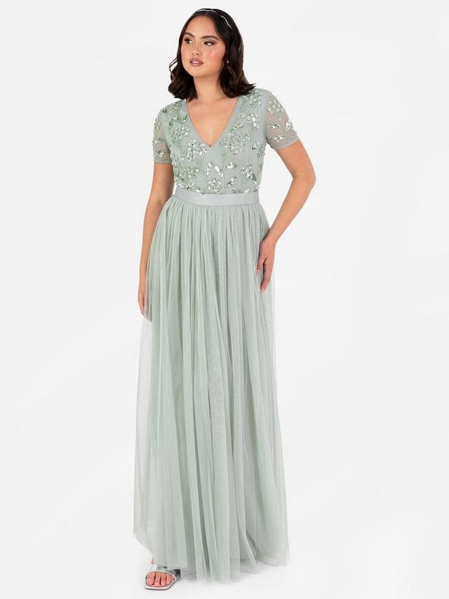 Макси-платье с цветочными украшениями Maya Deluxe, Green Lily
Макси-платье с цветочными украшениями Maya Deluxe, Green Lily