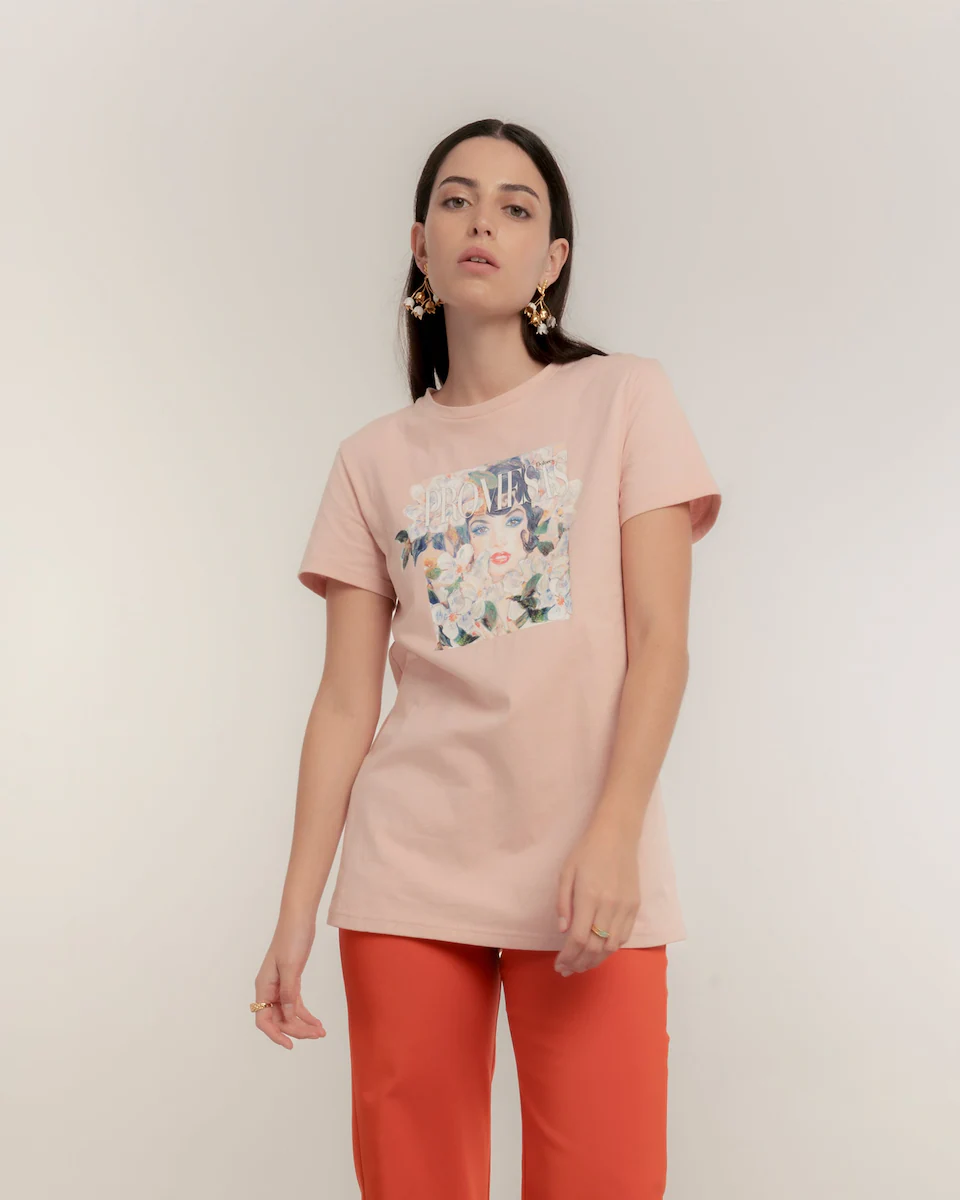 Женская футболка с коротким рукавом Dolores с цветочным принтом Dolores Promesas, розовый
Женская футболка с коротким рукавом Dolores с цветочным принтом Dolores Promesas, розовый