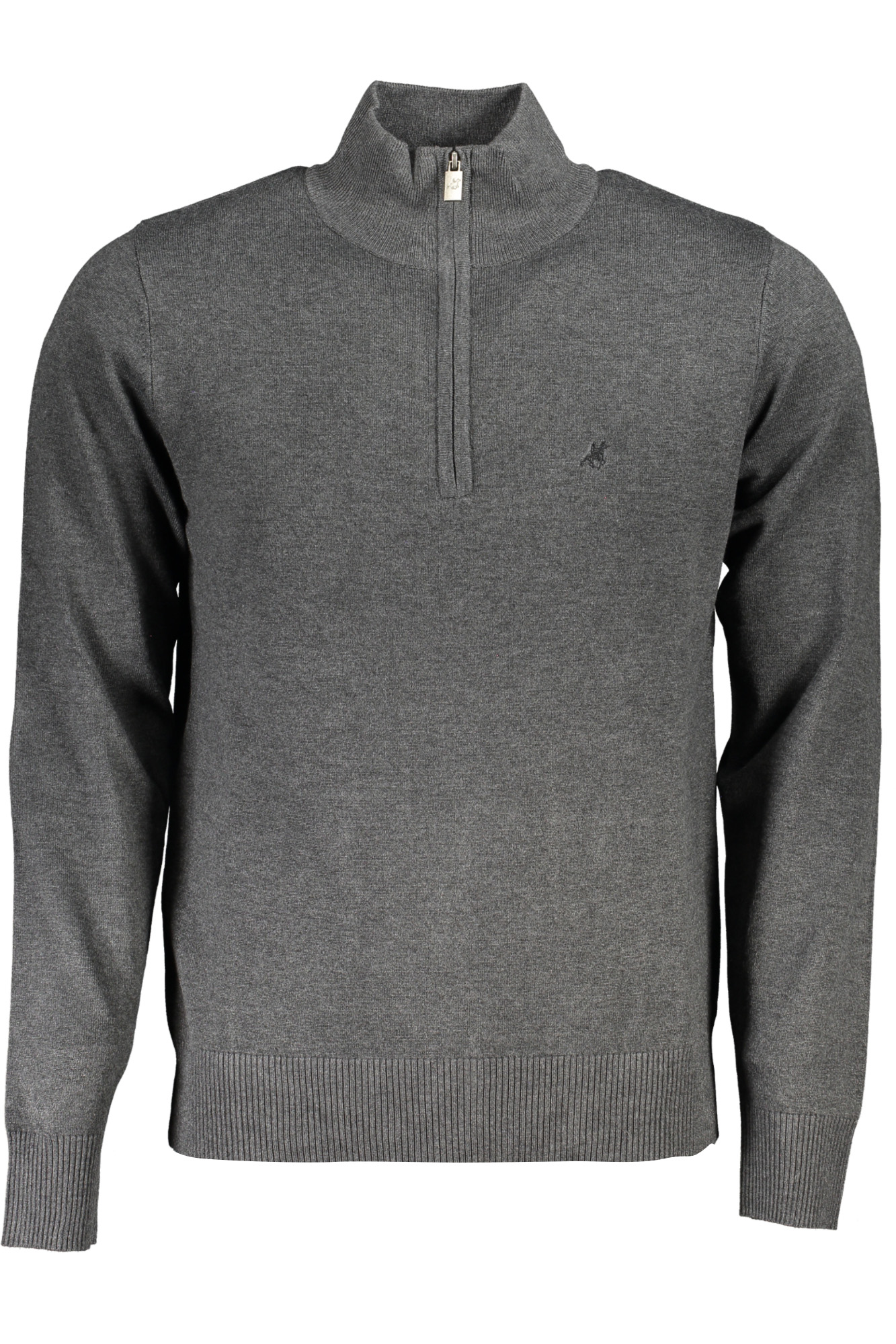 Свитер мужской U.S. Grand Polo с воротом на молнии и логотипом бренда, серый
Свитер мужской U.S. Grand Polo с воротом на молнии и логотипом бренда, серый