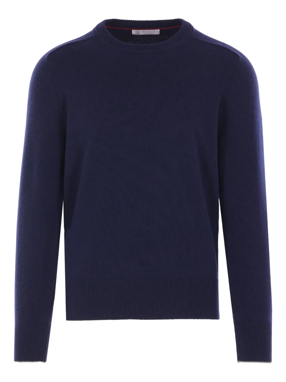 Джемпер с круглым вырезом и длинными рукавами Brunello Cucinelli, синий
Джемпер с круглым вырезом и длинными рукавами Brunello Cucinelli, синий