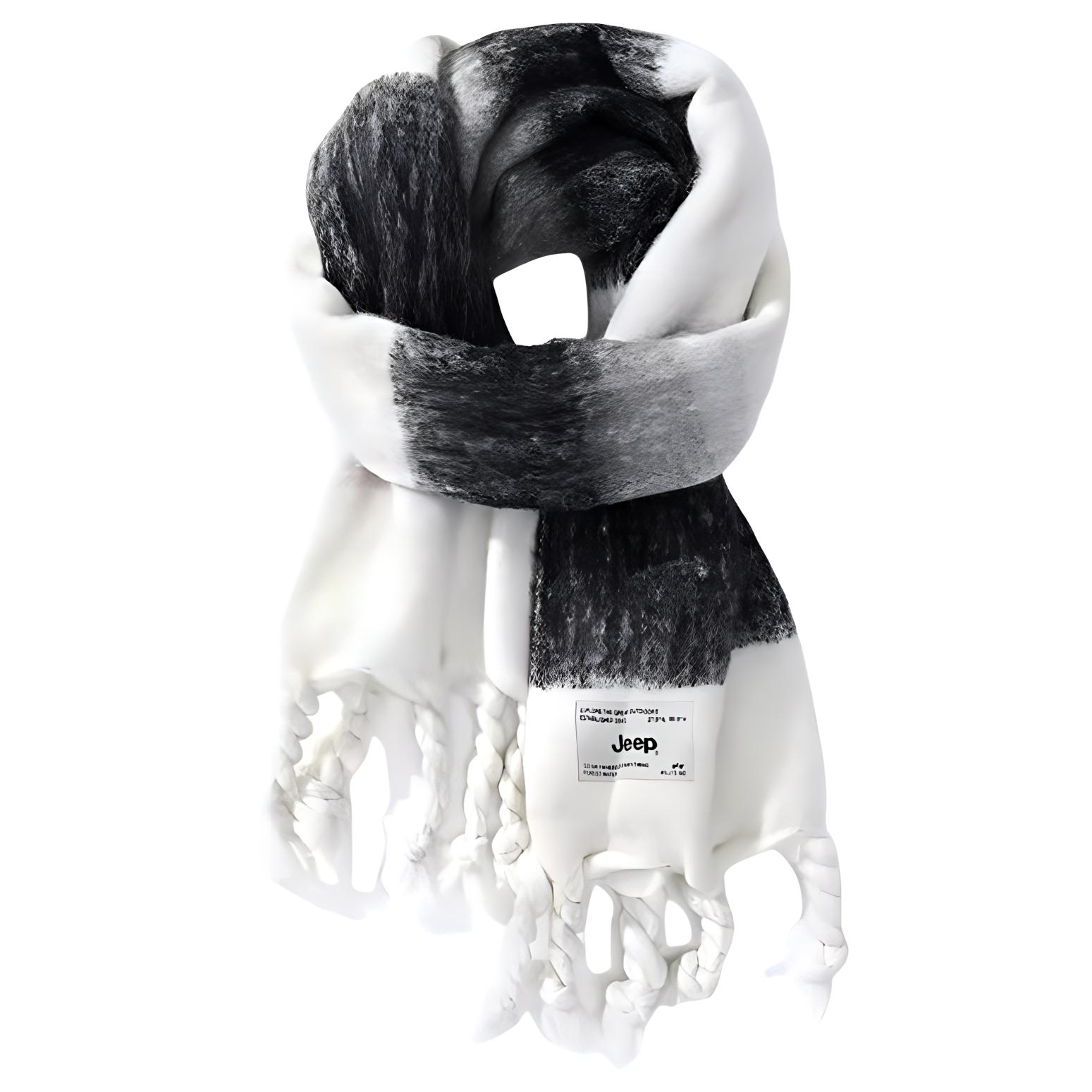 Jeep Вязаный шарф унисекс, Black White
Jeep Вязаный шарф унисекс, Black White