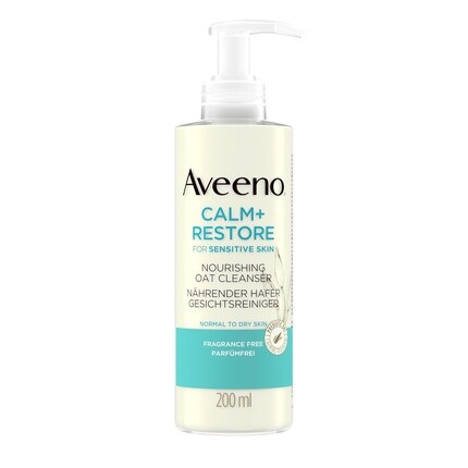 Питательное очищающее средство для лица Calm+Restore Oat 200 мл без отдушек Aveeno
Питательное очищающее средство для лица Calm+Restore Oat 200 мл без отдушек Aveeno