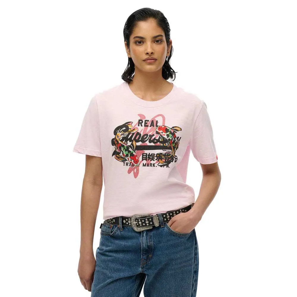 Футболка с коротким рукавом Superdry Vl Tokyo Relaxed, розовый
Футболка с коротким рукавом Superdry Vl Tokyo Relaxed, розовый