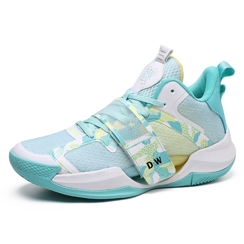 Баскетбольные кроссовки для детей и подростков со средним верхом, амортизирующие и устойчивые к истиранию D&W, зеленый 
Баскетбольные кроссовки для детей и подростков со средним верхом, амортизирующие и устойчивые к истиранию D&W, зеленый