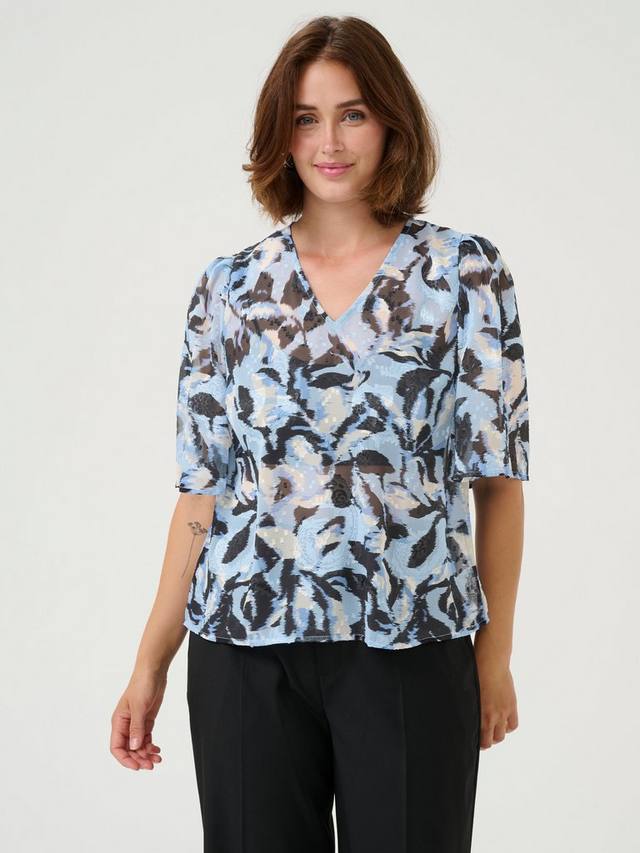 Блузка Elina с цветочным принтом и V-образным вырезом KAFFE, Blue/Multi
Блузка Elina с цветочным принтом и V-образным вырезом KAFFE, Blue/Multi