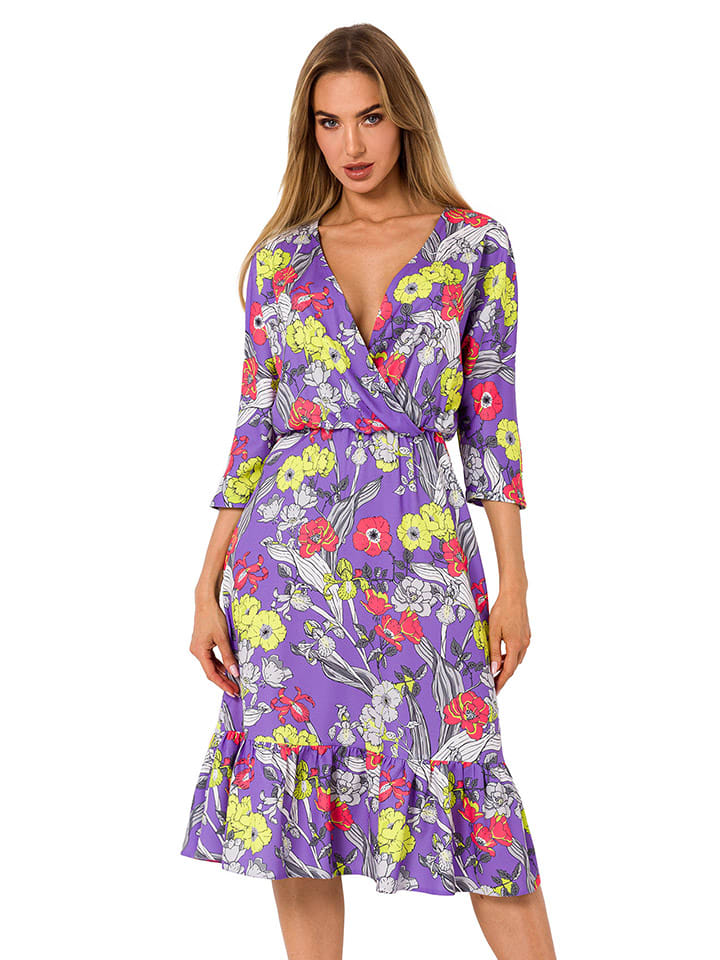 Платье до колена made of emotion, фиолетовый
Платье до колена made of emotion, фиолетовый