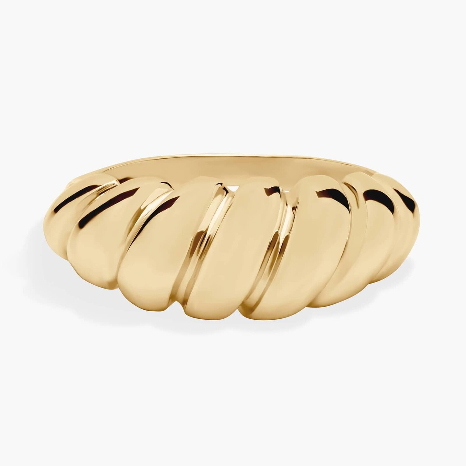 Кольцо Twisted Dome из 14-каратного итальянского желтого золота Blue Nile
Кольцо Twisted Dome из 14-каратного итальянского желтого золота Blue Nile