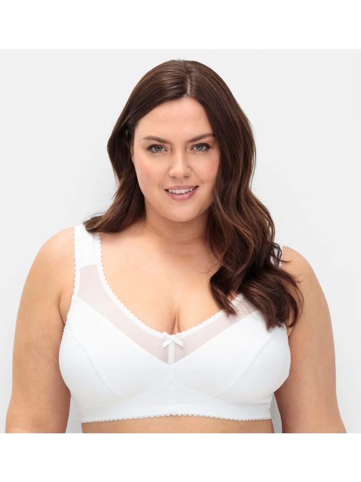 Бюстгальтер без косточек sheego, белый
Бюстгальтер без косточек sheego, белый