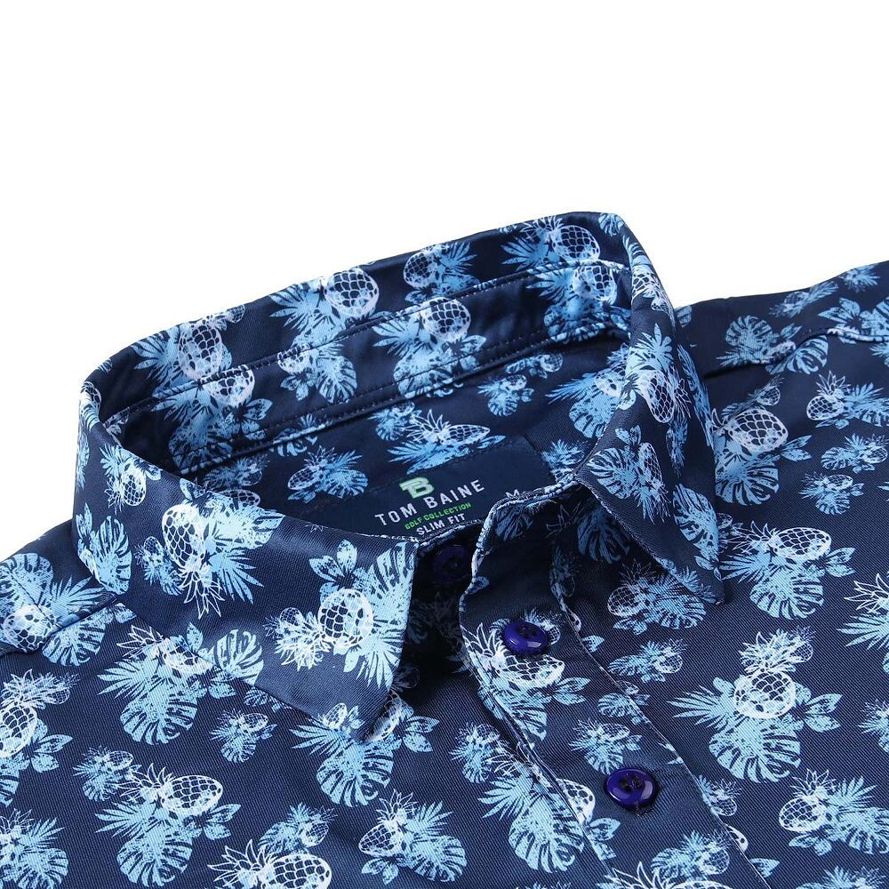 Мужская футболка-поло для гольфа Tom Baine Performance, эластичная в четыре стороны, темно-синий
Мужская футболка-поло для гольфа Tom Baine Performance, эластичная в четыре стороны, темно-синий