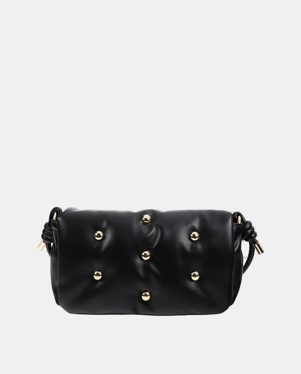 Кожаная стеганая сумка-бандо с круглыми заклепками XL Lola Casademunt, черный
Кожаная стеганая сумка-бандо с круглыми заклепками XL Lola Casademunt, черный