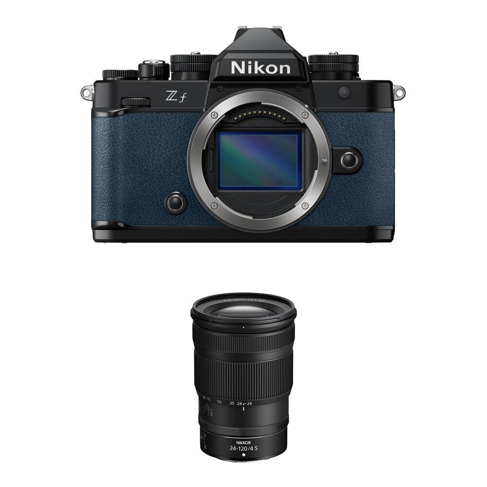 Беззеркальная камера Nikon Zf Mirrorless Camera with 24-120mm f/4 Lens Kit (Blue)
Беззеркальная камера Nikon Zf Mirrorless Camera with 24-120mm f/4 Lens Kit (Blue)