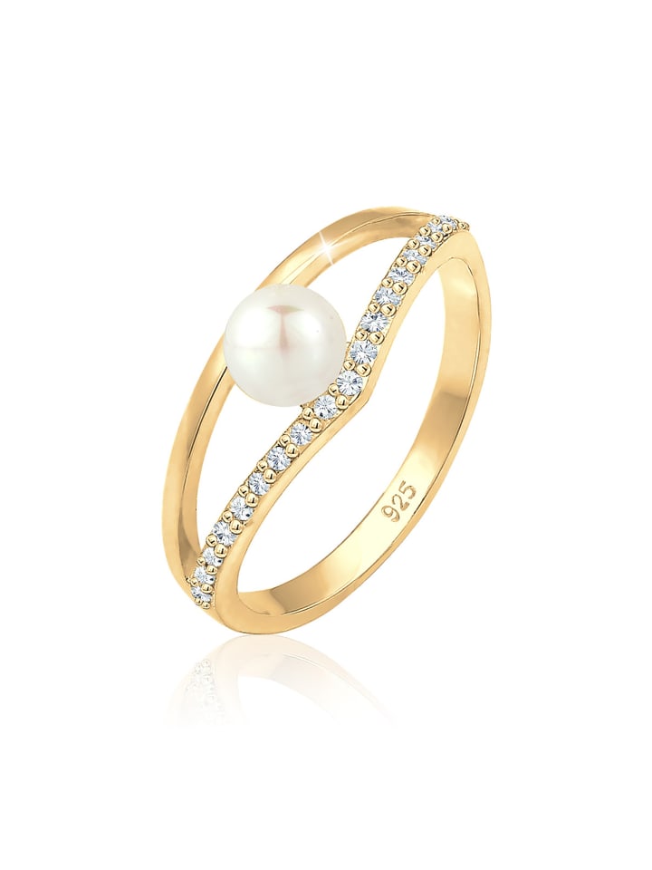 Elli Кольцо для помолвки из серебра 925 пробы, геометрический узор в золоте
Elli Кольцо для помолвки из серебра 925 пробы, геометрический узор в золоте