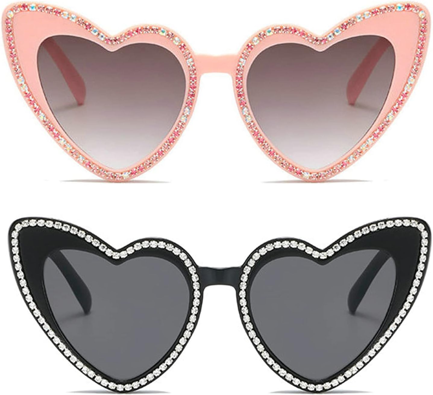willochra Милые блестящие солнцезащитные очки в форме сердца со стразами для женщин. Солнцезащитные очки в форме сердца. Оригинальные розовые очки для вечеринки, 2pcs-black&pink
willochra Милые блестящие солнцезащитные очки в форме сердца со стразами для женщин. Солнцезащитные очки в форме сердца. Оригинальные розовые очки для вечеринки, 2pcs-black&pink