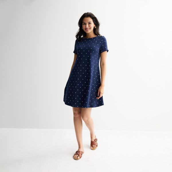 Миди-платье с застежкой на плече Croft & Barrow, цвет navy little anchor
Миди-платье с застежкой на плече Croft & Barrow, цвет navy little anchor