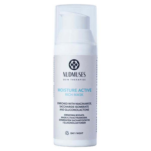 Кремовая маска, обогащенная ниацинамидом и пентавитином, 50 мл Nudmuses Moisture active rich mask
Кремовая маска, обогащенная ниацинамидом и пентавитином, 50 мл Nudmuses Moisture active rich mask